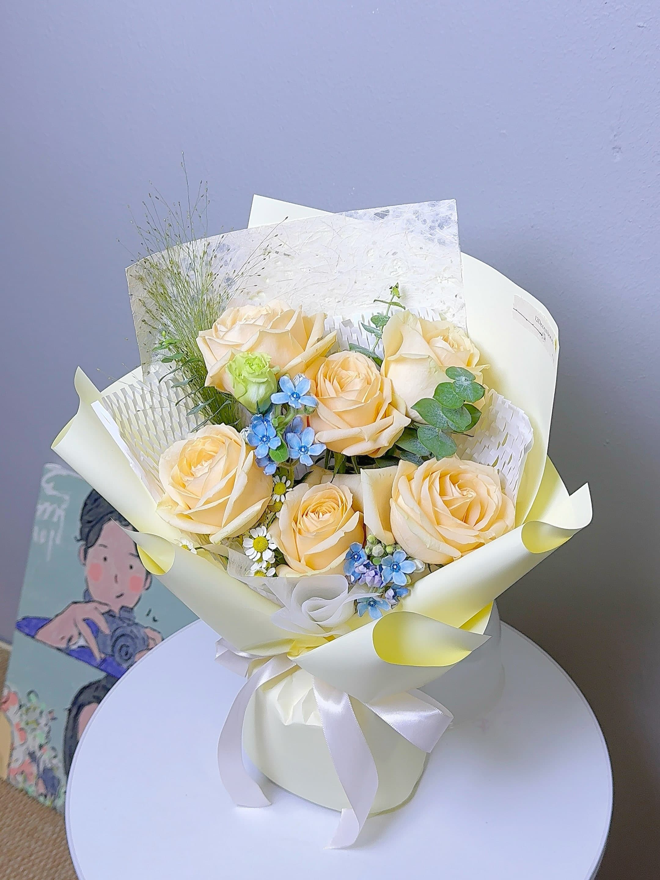 A bespoke December Floral arrangement